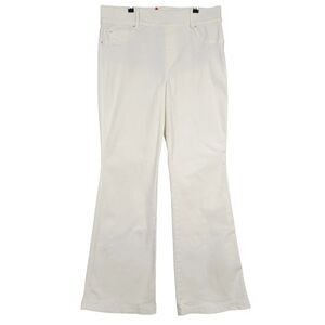 SPANX 20349R White EveryWear Flare High Rise Pull On Denim Jeggings Boho SIZE 1X